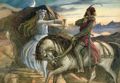 Una fata e un cavaliere da Richard Doyle
